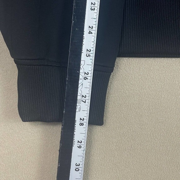 FootJoy Mens XL Long Sleeve Sweatshirt Black Mock Neck 1/4 Zip - Picture 6 of 12